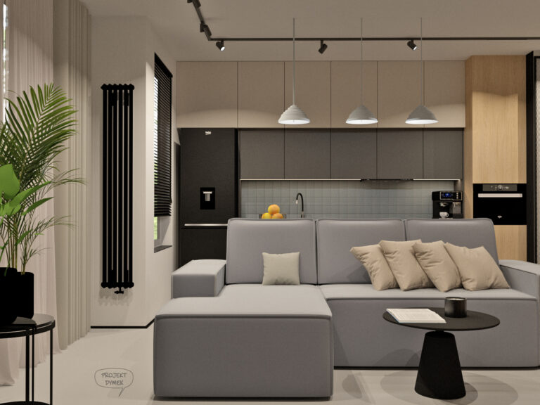 Targówek projektowanie wnętrz wizualizacje salon
